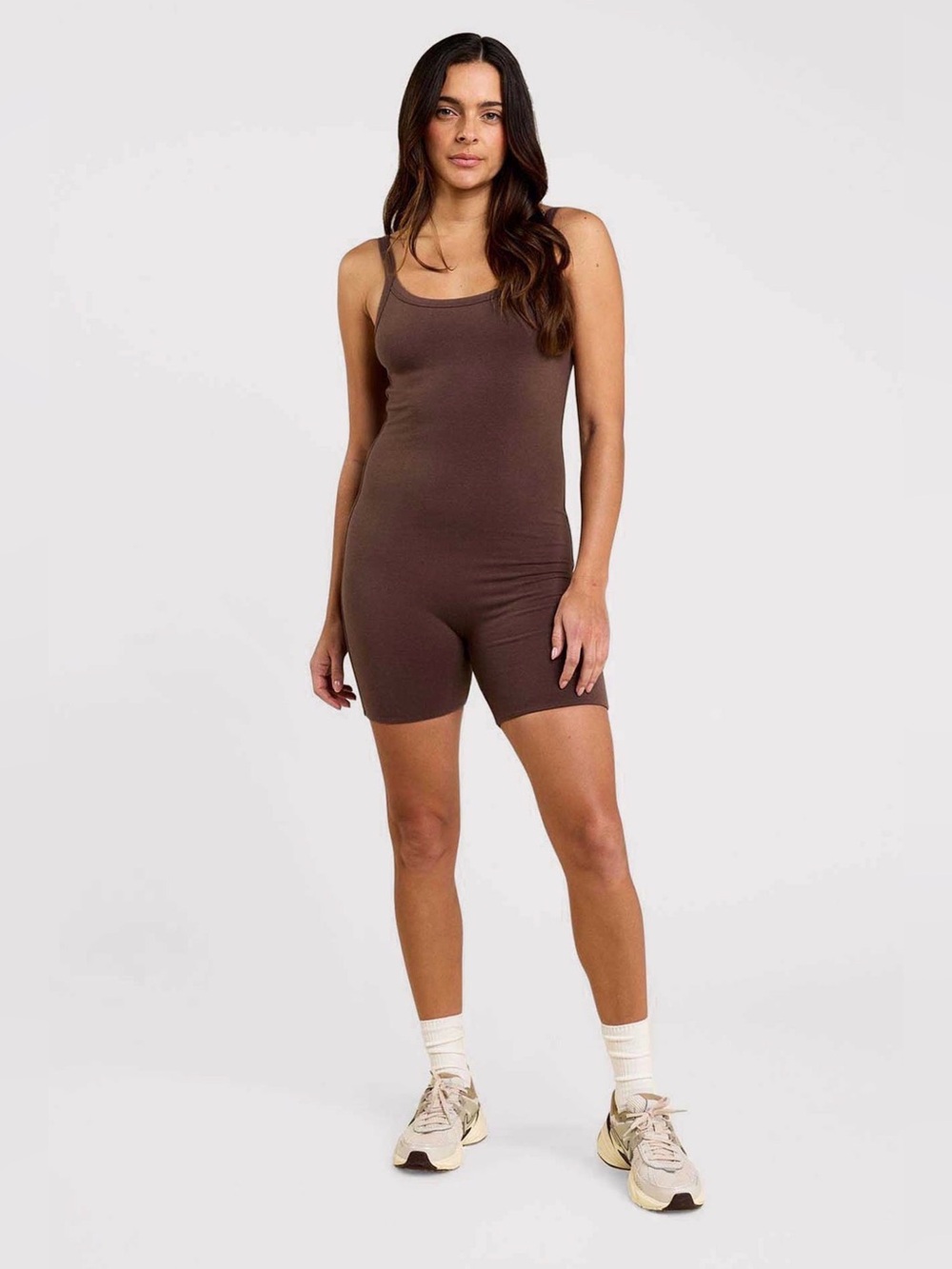 nuuds “The Romper,” Brown, Size Large